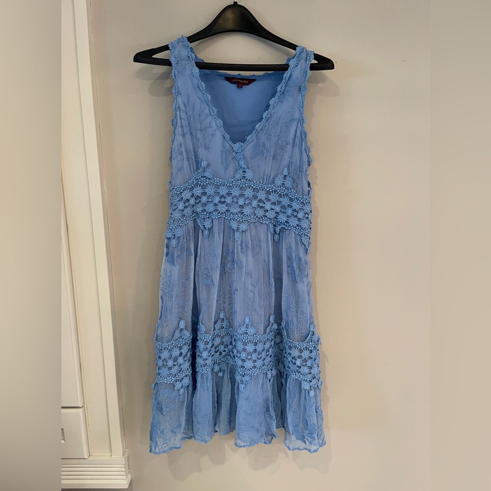 Ranna Gill Veronica Lace midi dress size small - Picture 5 of 10